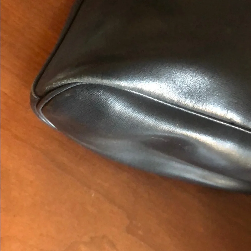 Black Longchamp 90’s Vintage Leather Bag - Picture 5 of 8